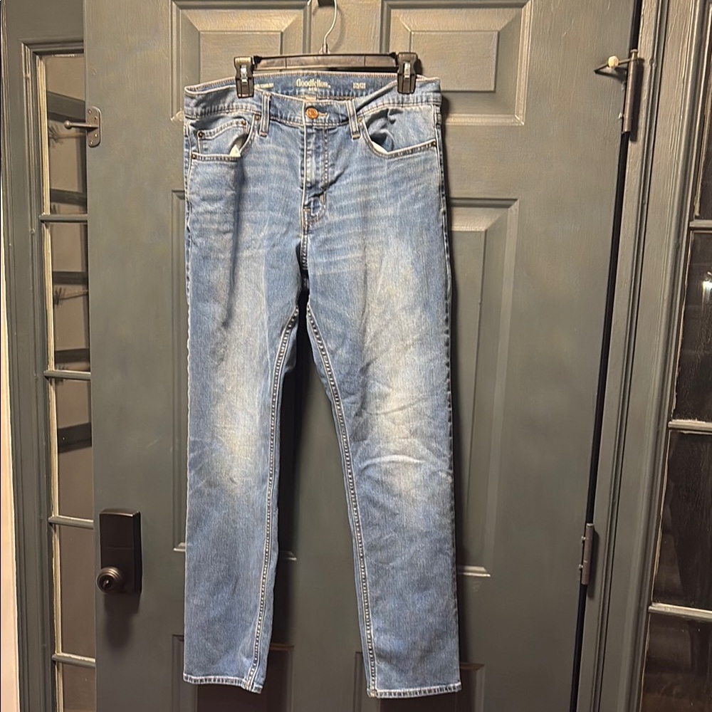 Goodfellow & Co. Relaxed Fit Men’s Jeans - Light Blue